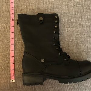 Fold over Combat Boots (Wide Width)